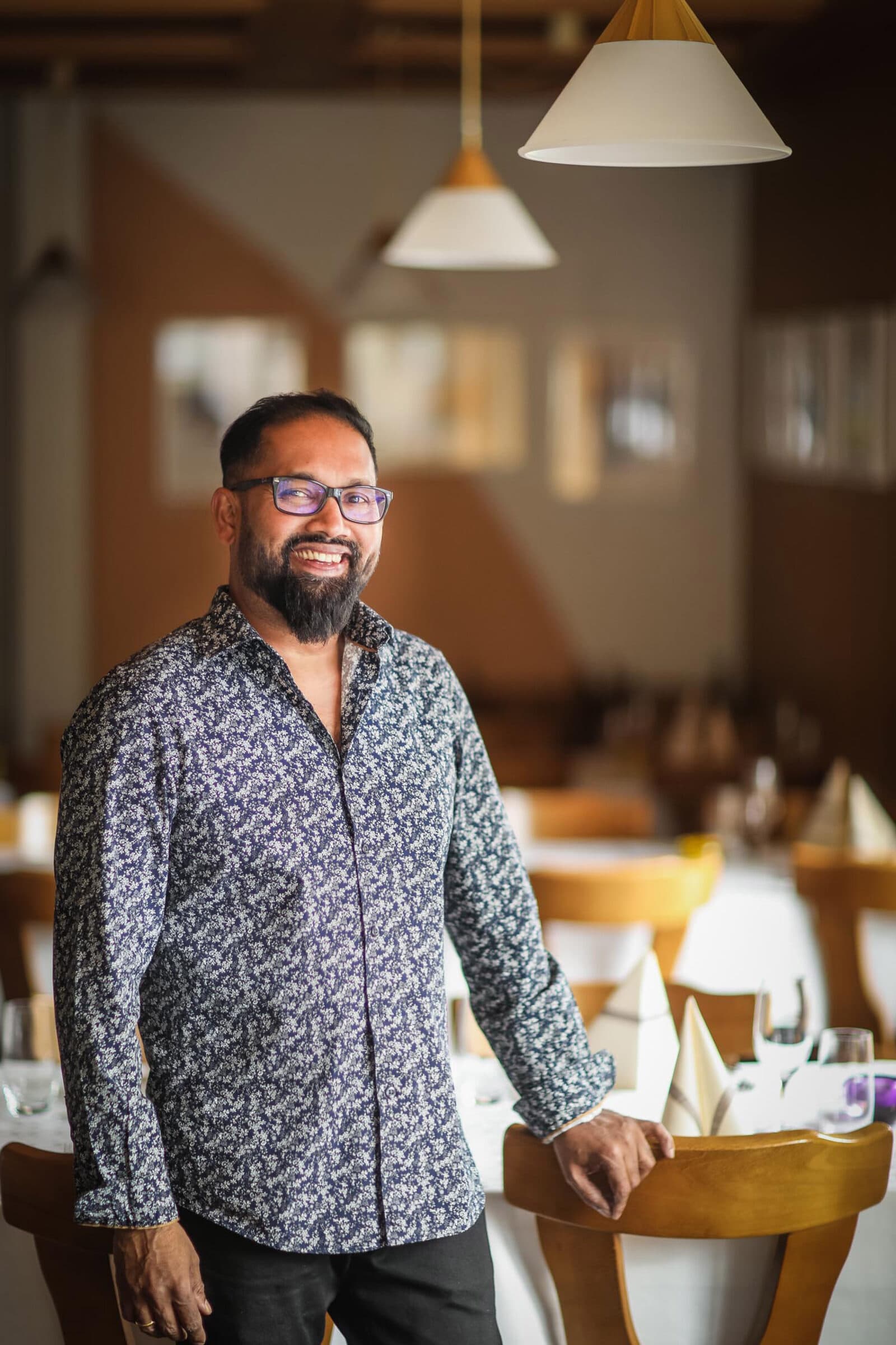 Seelan Vytheeswaran, Gastgeber im Bistro Steig